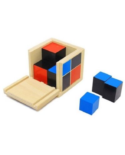 Jucărie inteligentă pentru copii - Cubul Binomial Montessori - 1