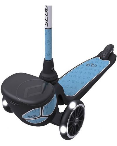 Tricicleta pentru copii cu suport  Scoot & Ride - Highwaykick 2, Lifestyle, Reflective Steel	 - 3