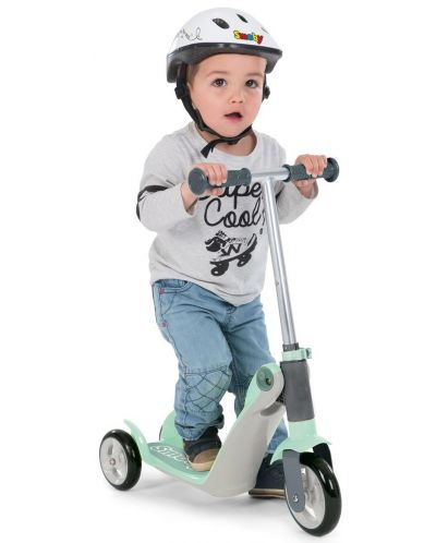 Tricicletă pentru copii 2 în 1 Smoby - Trotinetă și roată echilibrată - 4