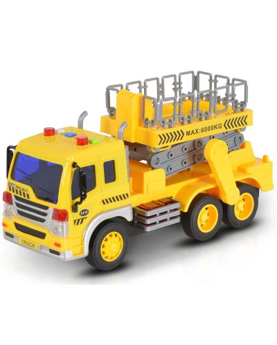 Jucărie pentru copii Moni Toys - Camion cu macara, 1:16 - 4