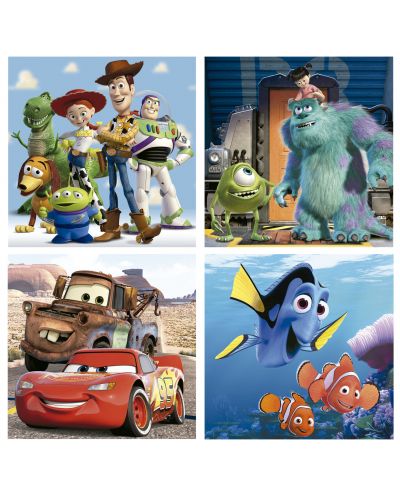 Puzzle pentru copii Educa 4 în 1 - Disney Pixar - 2