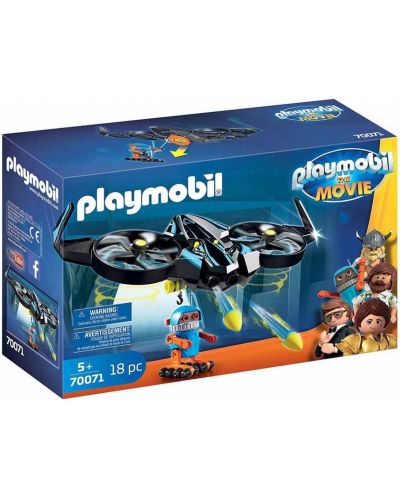 Constructor pentru copii Playmobil -  Robot cu drona - 1