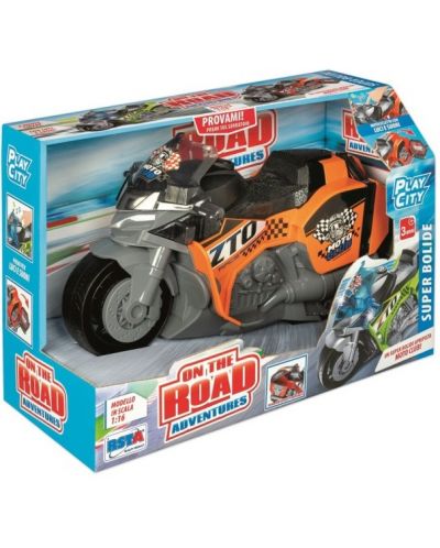 O jucărie de copii RS Toys -Bicicleta de pista cu frecare cu sunete si lumini, 1:16, sortiment - 1