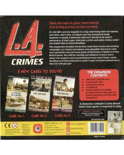 Extensie pentru joc de societate Detective - L.A. Crimes - 2