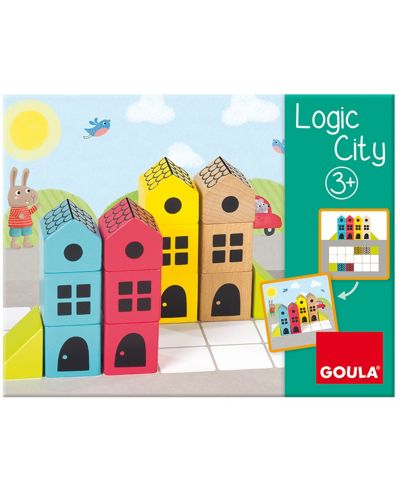 Copii joc de logică Goula - oraș - 2