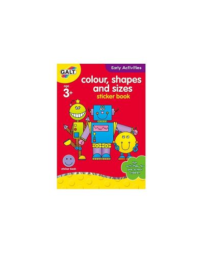 Carte pentru copii Galt Early Activities - Culori, forme si dimensiuni - 1