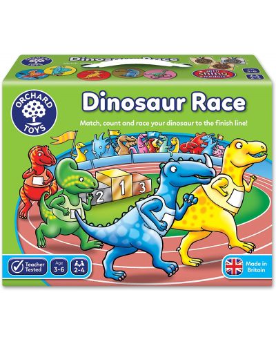 Joc pentru copii Orchard Toys - Intrecere cu dinozauri - 1
