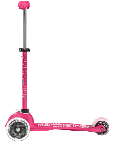 Scooter pentru copii Micro - Mini Deluxe LED, Pink - 2