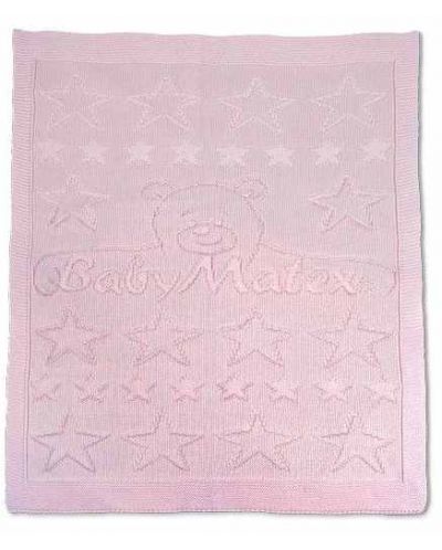 Pătură tricotată Baby Matex - Alb, 75 x 110 cm - 2