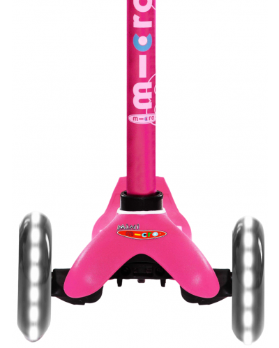 Scooter pentru copii Micro - Mini Deluxe LED, Pink - 4