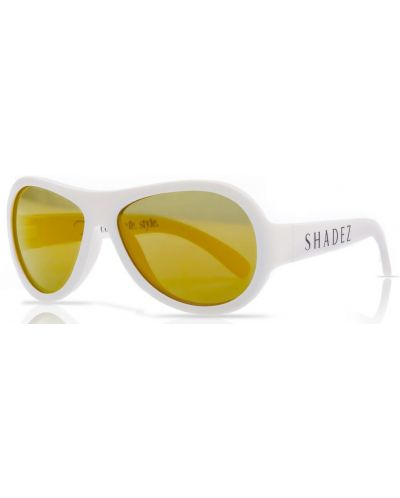 Ochelari de soare pentru copii Shadez Classics - 7+, albi - 1