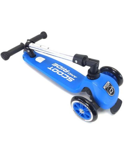 Trotineta pentru copii Scoot & Ride - Highwaykick 3, pliabila, albastra  - 3