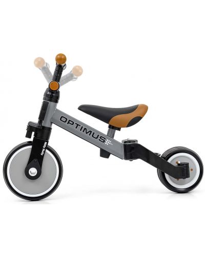 Bicicleta pentru copii Milly Mally - Optimus, 3 in 1, Gri - 3
