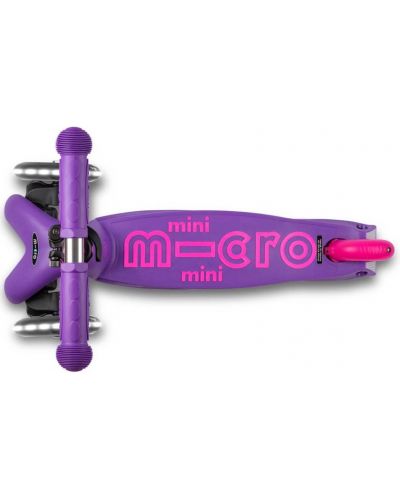 Trotinetă pentru copii  Micro - Mini Deluxe LED, Purple Pink - 6