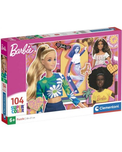 Puzzle pentru copii  Clementoni din 104 piese - Barbie (opțiunea 2) - 1