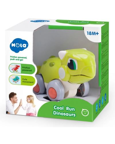 Jucărie pentru copii Hola Toys - Dinozaurul rapid, verde - 2