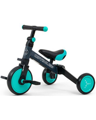 Bicicleta pentru copii Milly Mally - Optimus, 3in1, Verde	 - 1