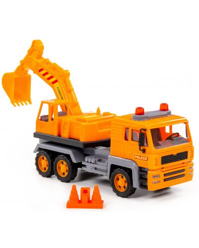 Jucărie pentru copii Polesie Toys - Camion cu buldozer - 1