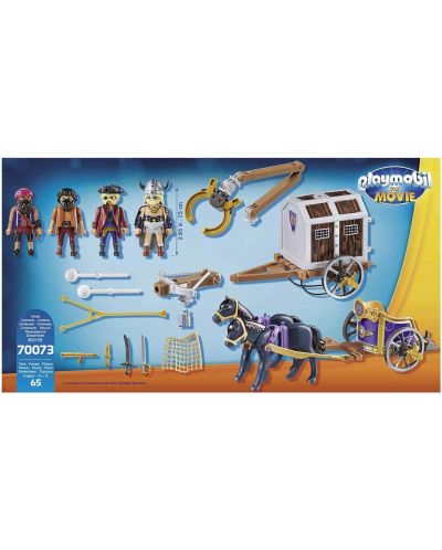 Constructor pentru copii Playmobil - Charlie cu vagon pentru prizonieri - 2