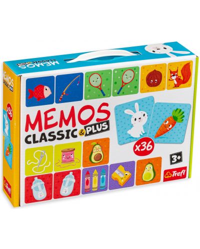 Joc de memorie pentru copii Memos Classic&plus - Logica - 1