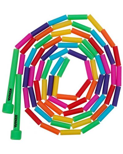 Coardă de sărituri pentru copii RDX - BR Rainbow, 305 cm, multicoloră - 1