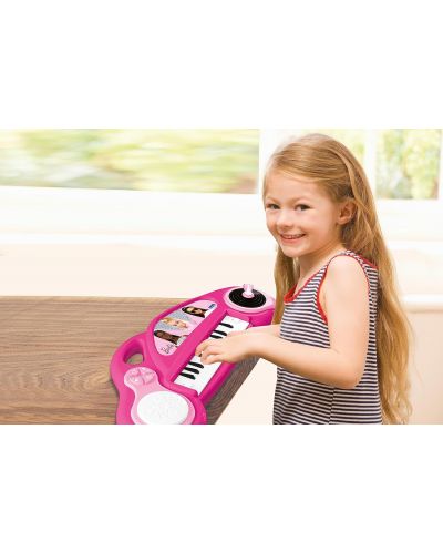 Jucărie Lexibook - Pian electronic Barbie, cu microfon - 6
