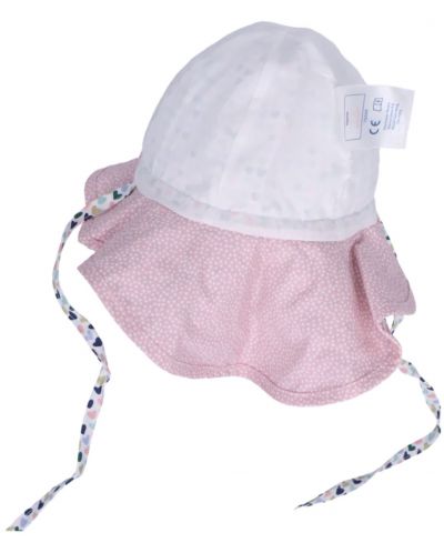 Pălărie pentru copii cu protecție UV 50+ Sterntaler - Cu inimioare colorate, 51 cm, 18-24 luni - 5