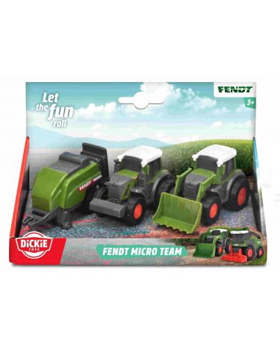 Jucărie Dickie - Mașină Fendt Micro Team, asortiment  - 1