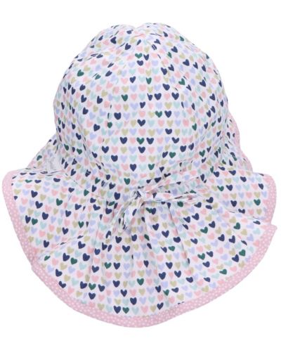 Pălărie pentru copii cu protecție UV 50+ Sterntaler - Cu inimioare colorate, 51 cm, 18-24 luni - 4