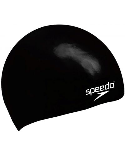 Șapcă de înot pentru copii Speedo - Plain Moulded, negru - 1