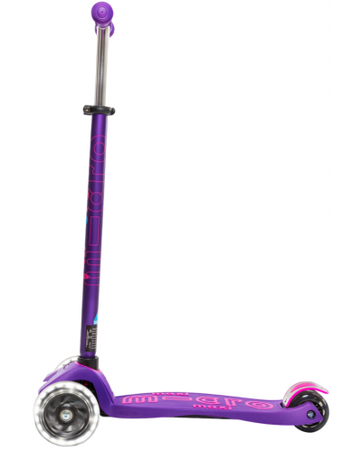 Scooter pentru copii Micro - Maxi Deluxe LED, Purple - 2