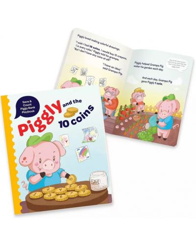 Jucărie pentru copii Battat - Numărat cu porcușorul de economii - 7