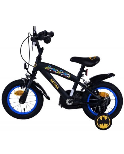 Bicicletă pentru copii cu roți auxiliare  E&L cycles - Batman, 12'' - 4