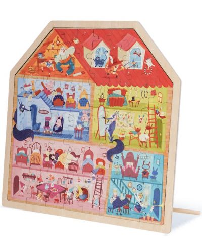 Puzzle pentru copii Toy World - Casa din povesti, 80 piese - 1