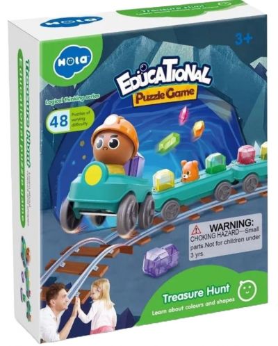 Hola Toys Joc educațional pentru copii inteligent - Treasure Hunt - 1