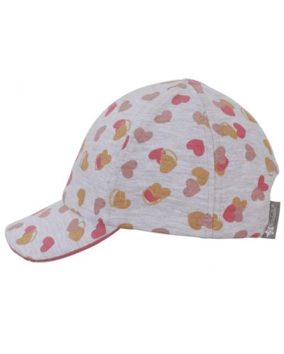 Pălărie de vară pentru copii cu vizor cu protecție UV 50+ Sterntaler - Inima, 51 cm, 18-24 luni - 3