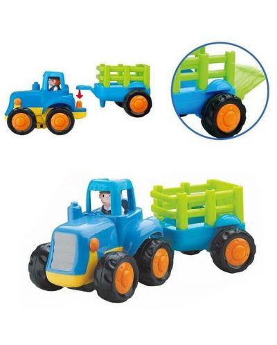 Jucarie Hola Toys - Tractor sau excavator, gama larga - 3