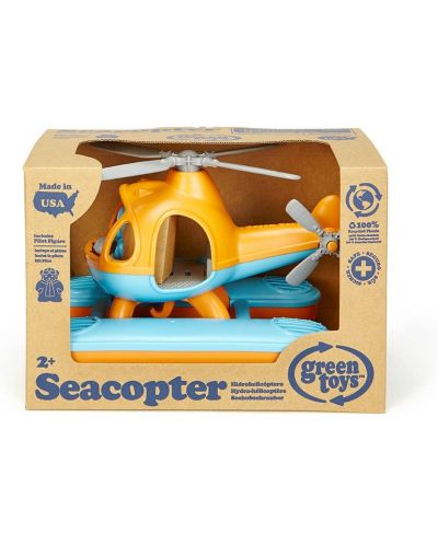 Jucarie pentru copii Green Toys - Elicopter maritim, portocaliu - 5
