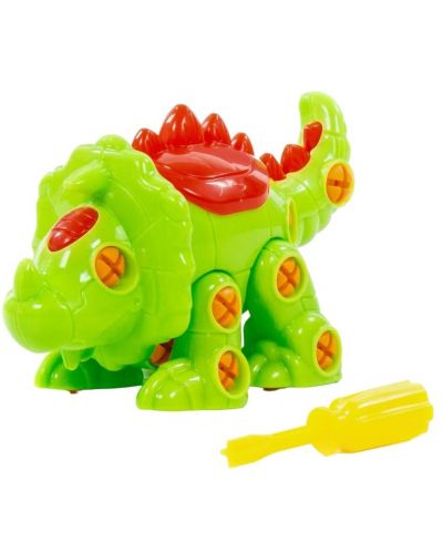 Constructor pentru copii Polesie Toys -  Dinozaur triceratops - 2