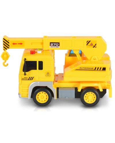 Jucărie pentru copii Moni Toys - Camion cu macara și cârlig, cu sunet și lumină, 1:20 - 2