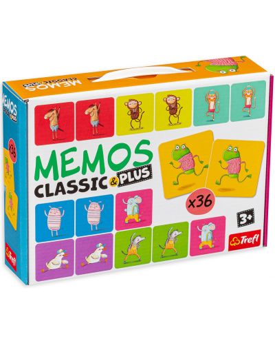 Joc de memorie pentru copii Memos Classic&plus - Misca-te si joaca - 1