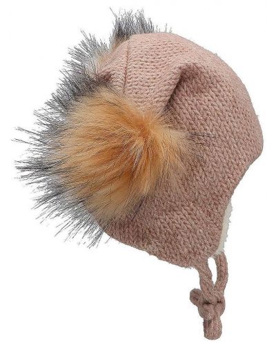 Pălărie de iarnă pentru copii cu pompoane Sterntaler - Fetiță, 55 cm, 4-6 ani - 3