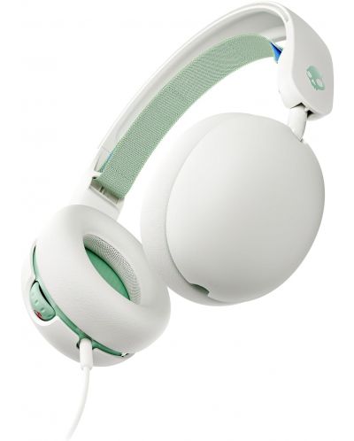 Căști pentru copii Skullcandy - Grom, Bone/Seafoam - 1