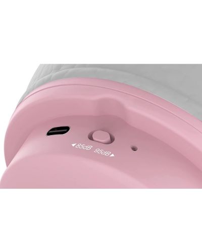 Căști pentru copii  OTL Technologies - Hello Kitty, wireless roz - 4