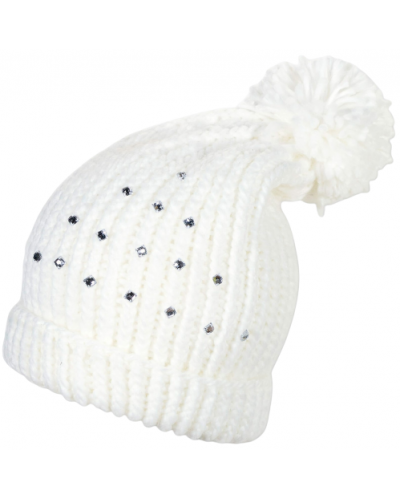 Pălărie tricotată pentru copii cu mărgele Sterntaler - 53 cm, 2-4 ani - 1