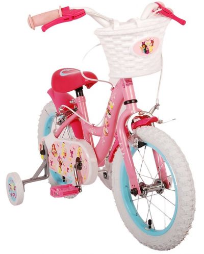 Bicicletă pentru copii cu roți auxiliare  E&L cycles - Disney Princess, 14'' - 3