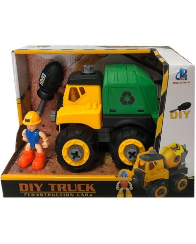 Jucarie pentru copii Asis - Camion de gunoi DIY Truck - 1