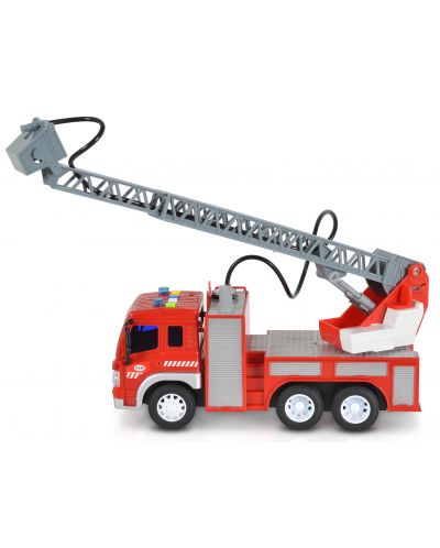 Jucărie pentru copii Moni Toys - Camion de pompieri cu pompă și scara, 1:12 - 3