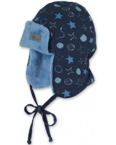 Pălărie pentru copii Sterntaler - 41 cm, 4-5 luni, albastră - 1