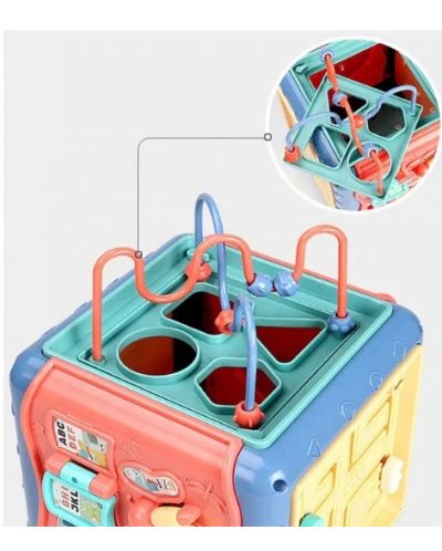Jucărie pentru copii 7 în 1 MalPlay - Cub interactiv educațional - 6